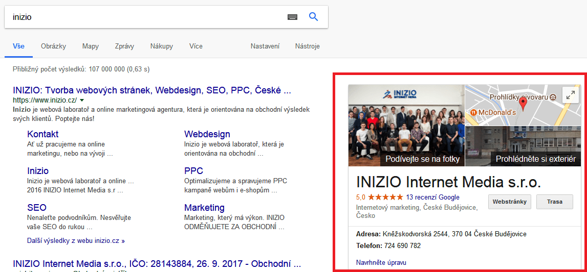 Knowledge Graph ukázka