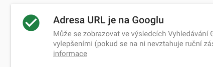 URL adresa je na Google