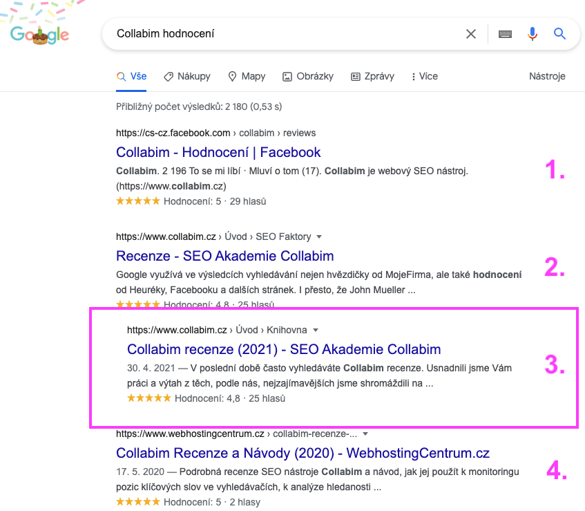 Slučování výsledků pro klíčové slovo collabim recenze