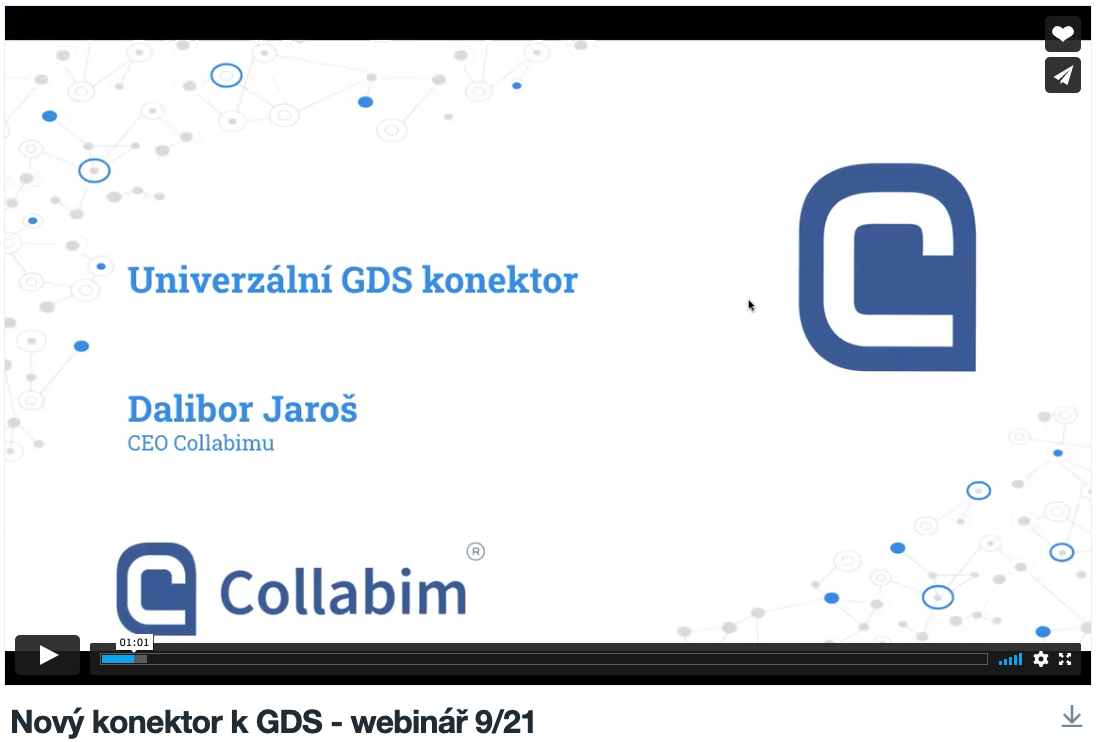 Webinář k novému GDS konektoru