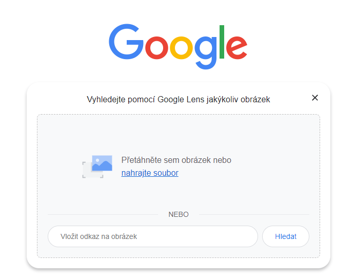 Vyhledávaní podle obrázku přes Google