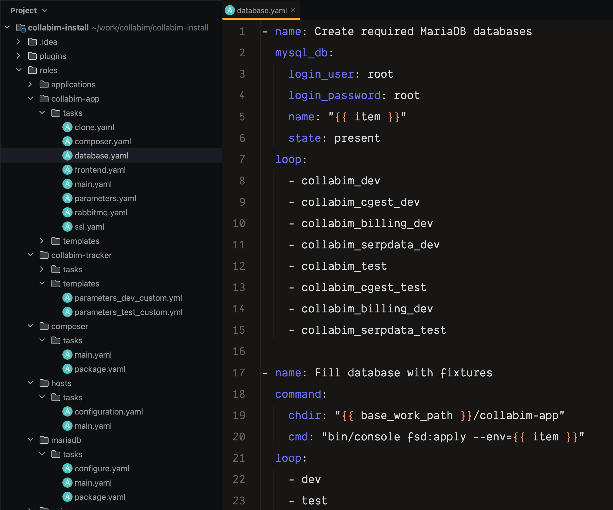 Ansible příklad